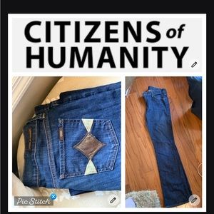 Citizens of Humanity Amber Stretch High rise straight leg jeans size 29
